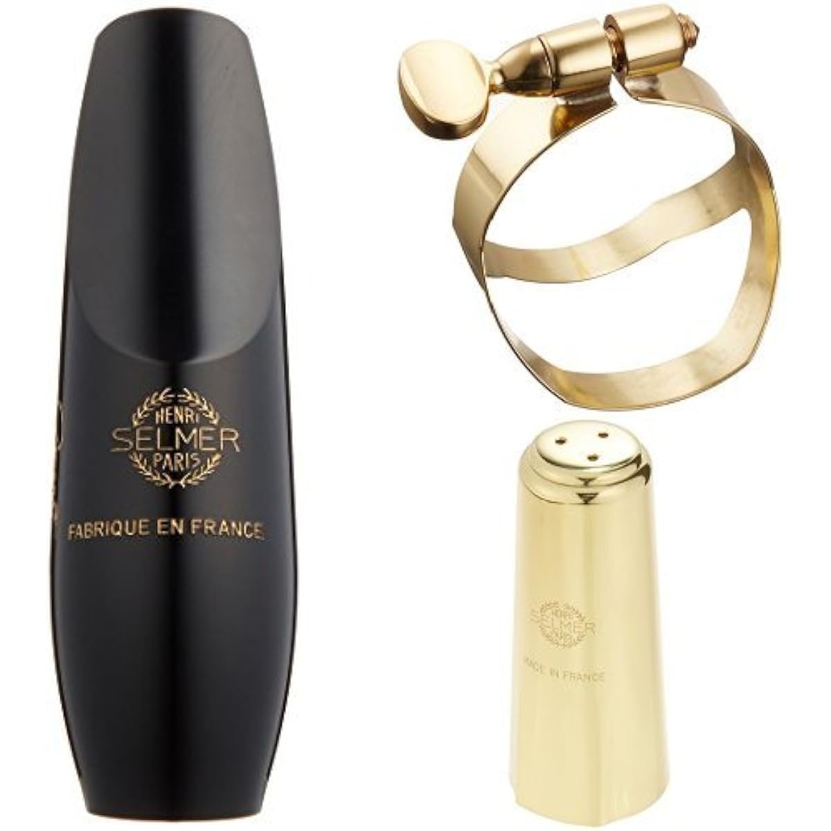 Selmer Paris Alto Saxophone Mouthpiece Concept Ligature and Cap Set