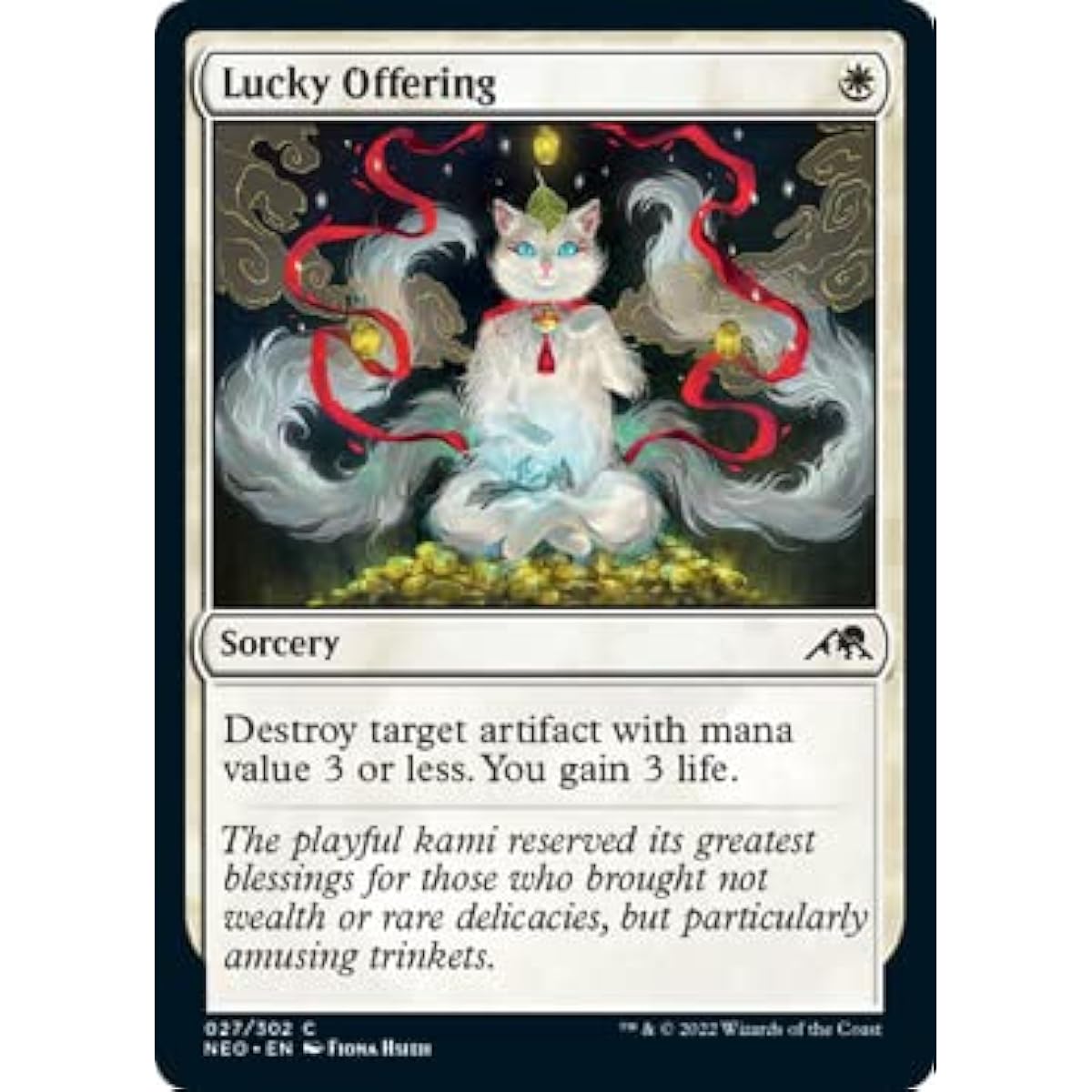 Magic: The Gathering Lucky Offering (027) Foil Kamikawa: New Dynasty