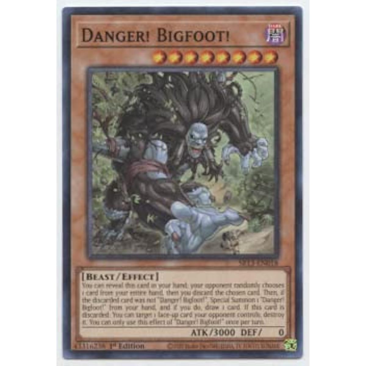 Danger! Bigfoot! SR13-EN018 Common First Edition