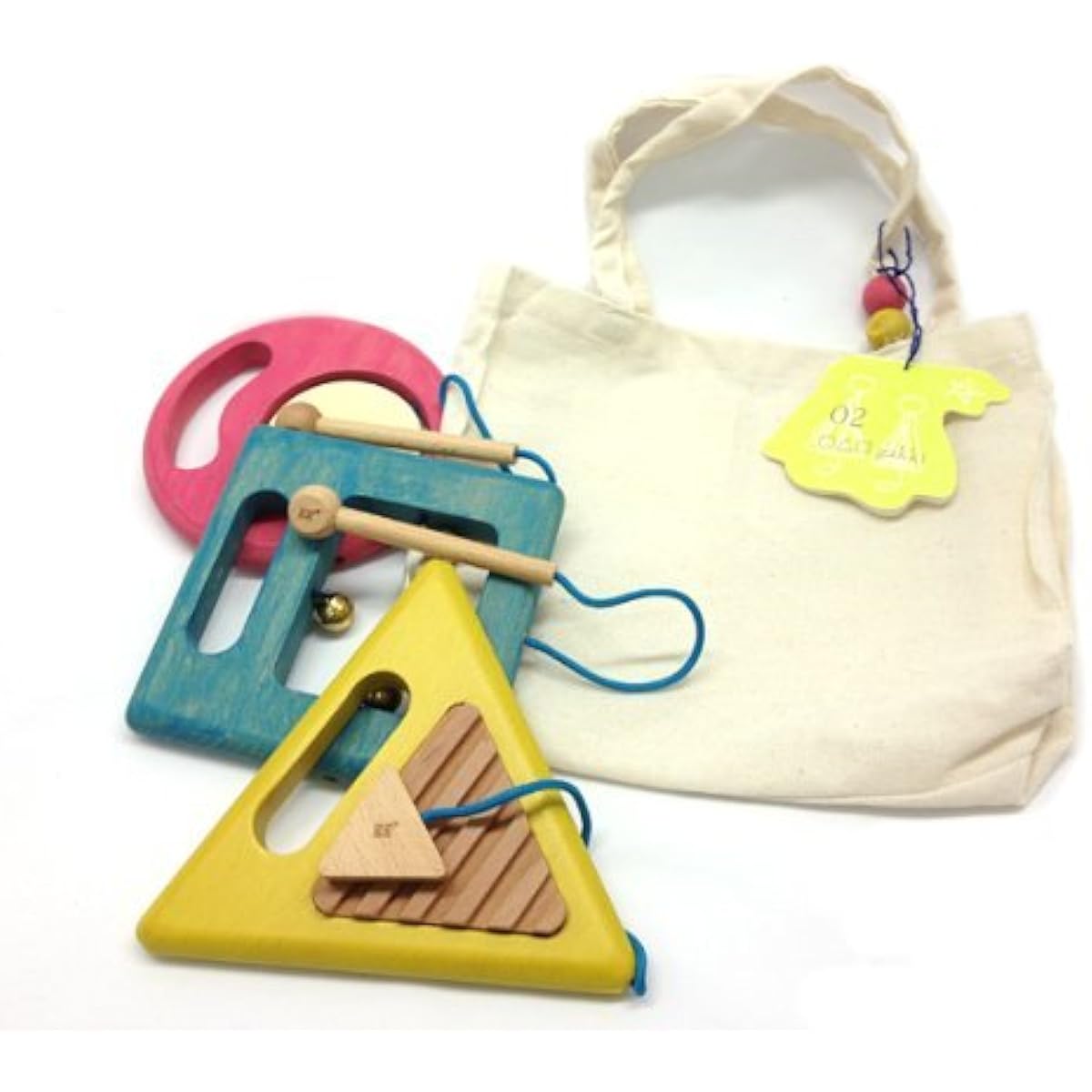 gg* (jiji) gakki (gakki) musical instrument wooden toy perfect for baby shower or birthday presents!
