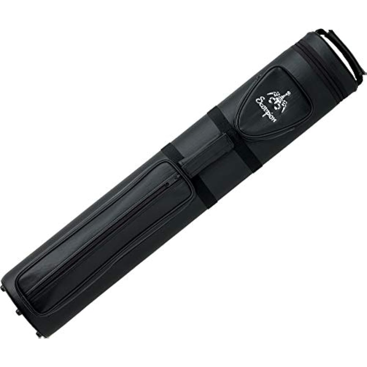 Scorpion SC35 3x5 Oval Hard Vinyl Pool/Billiard Cue Case Black with Logo