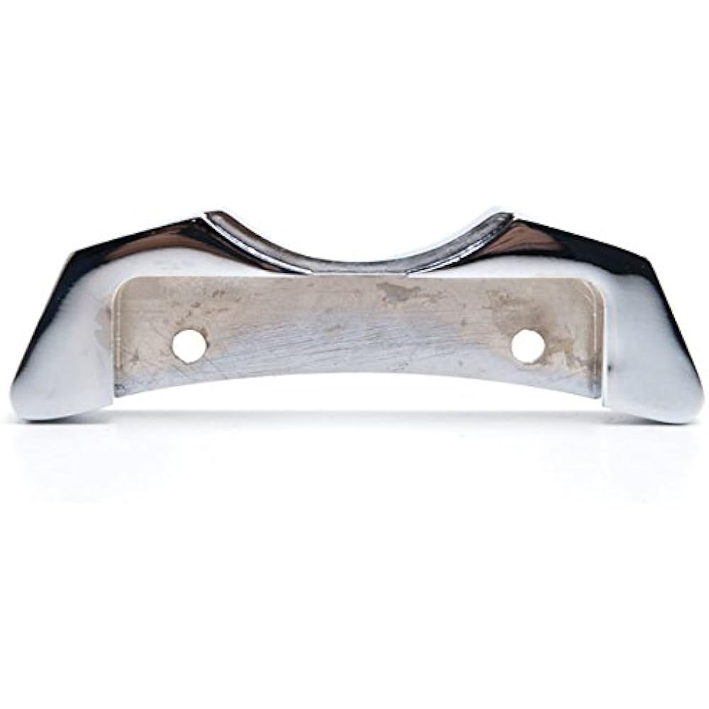 Krator NP016-C Chrome Gas Tank Pad Center Cap Cover (Suzuki Hayabusa GSX1300R 1999-2014 Chrome Gas Tank Pad Center Cap Hayabusa Logo)