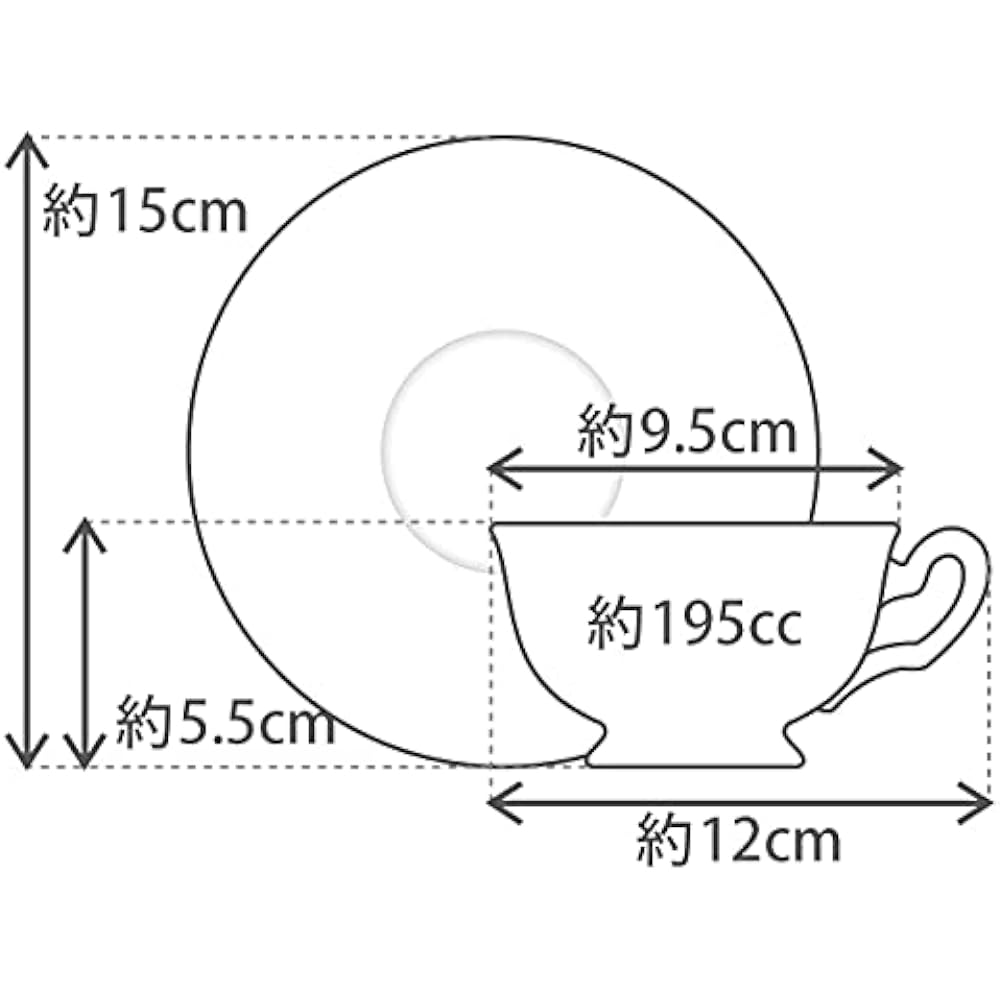 Okura Toen Gold Line (Rim Shape) Cup & Saucer 6c/1001