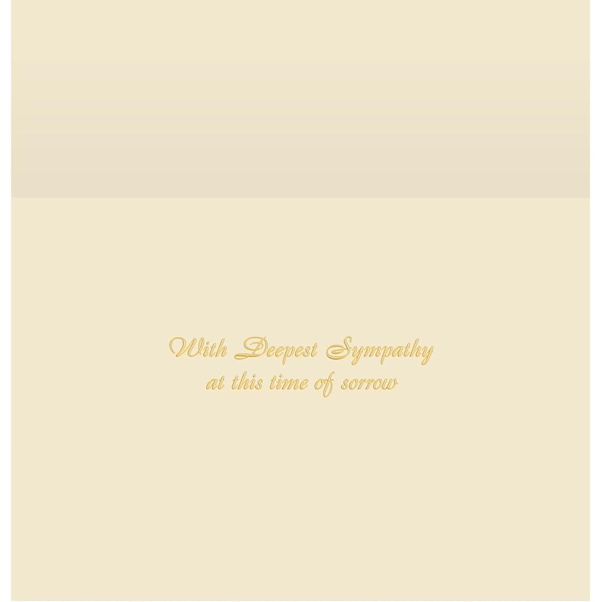 The Gallery Collection - (5) Deepest Sympathy Garden Cards with Pearl Lined Envelopes
