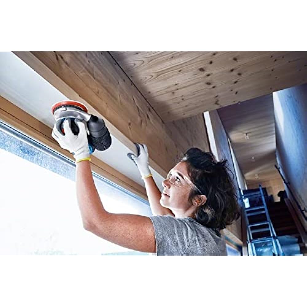 Bosch Professional 18V Cordless Random Action Sander GEX18V-125H Rechargeable Cordless Electric Sander Polishing Tool, Car Polish, Polisher, Oil Film, Scale Removal, Mirror Polishing, Woodworking Grinding, Polishing, Scratch Repair