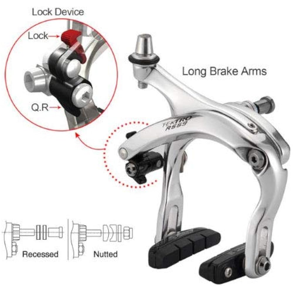 TEKTRO R559 Caliper Brake Front/Silver