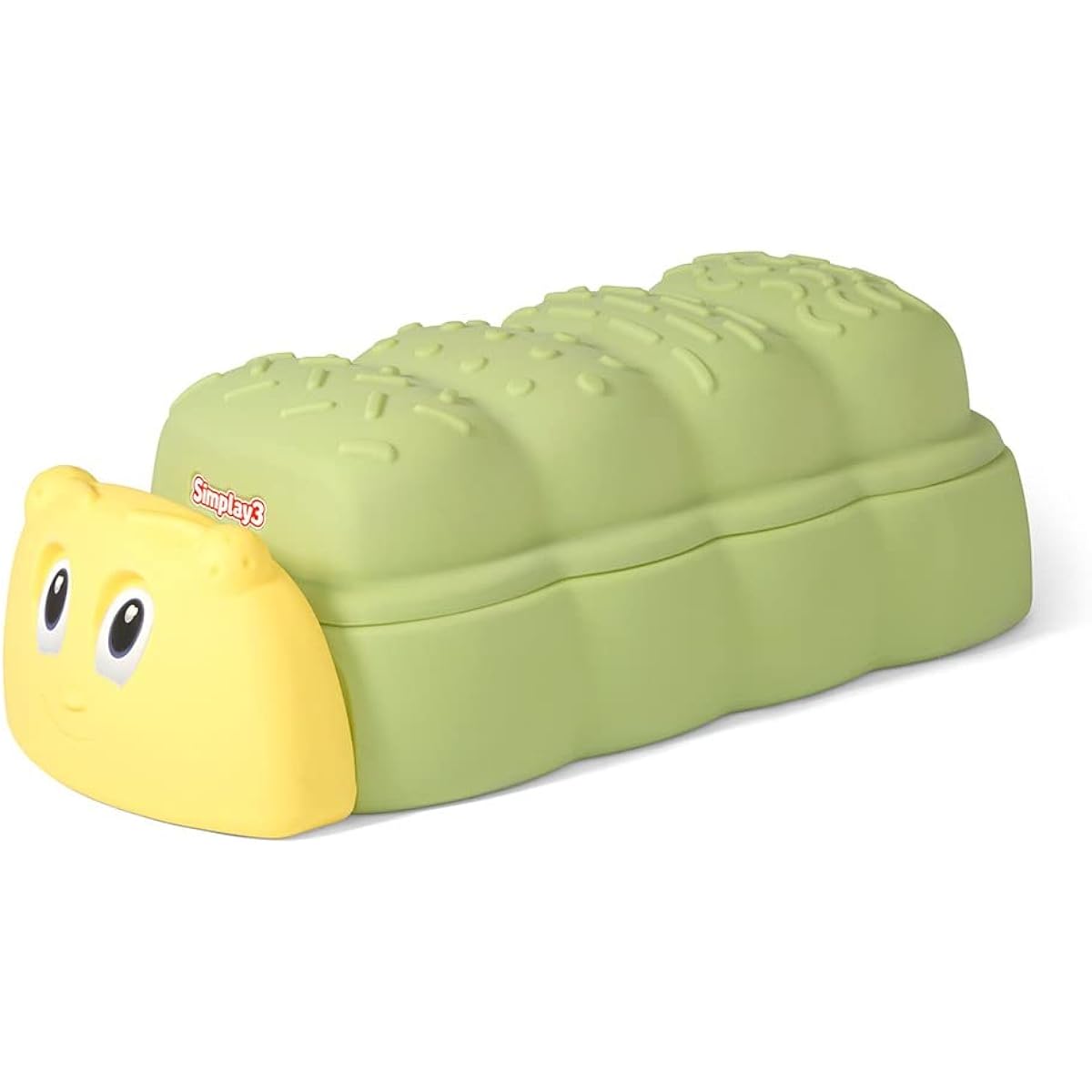 Sandbox with lid, sandbox for kids, caterpillar sandbox, for ages 1 and up, simplay3
