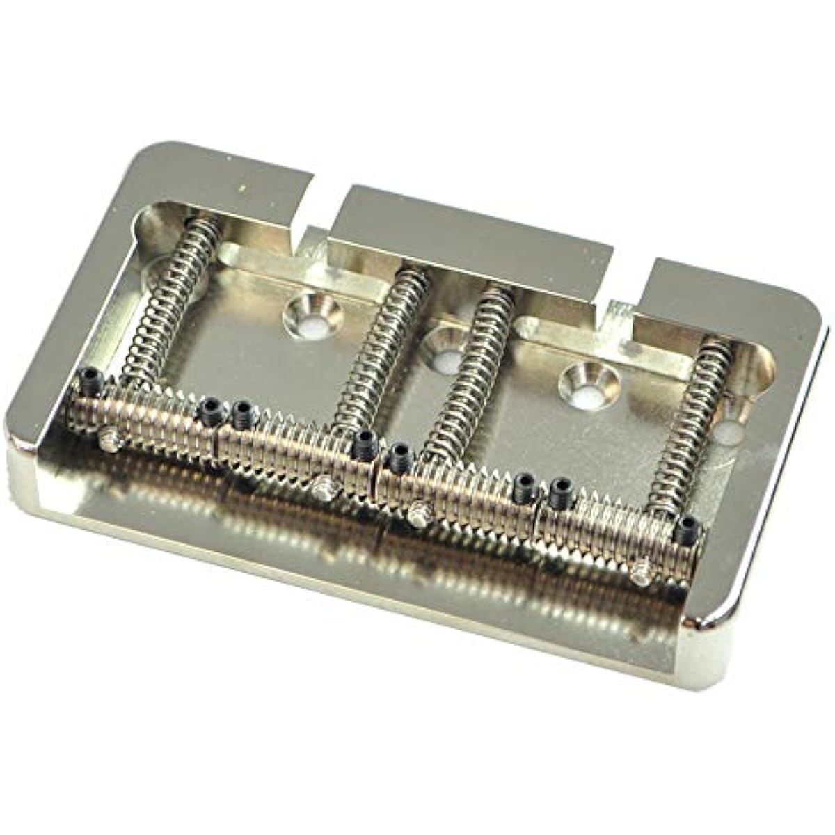 HIP SHOT Bass Bridge 4 String Bstyle Bridge Brass Nickel FM1
