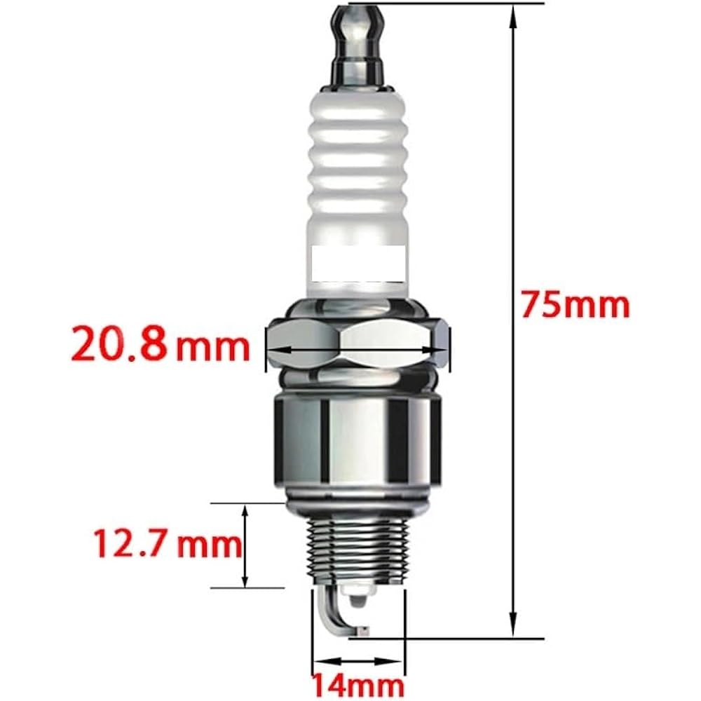 Automobile Motorcycle Ignition Spark Plug E6RTI E6RTC BR6HIX BR7HIX BR8HIX BR9HIX BR10HIX BPR6HIX BPR7HIX BPR8HIX BR4HS (Color : 4Pcs Iridium)