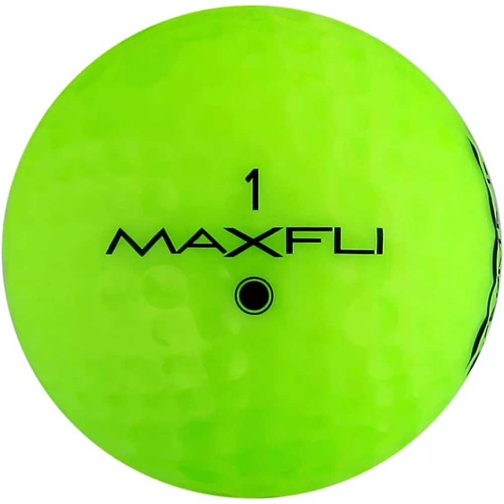 Maxfli Golf Ball Straightfli Golf Balls Straight Fly Matte Green 2022 Model
