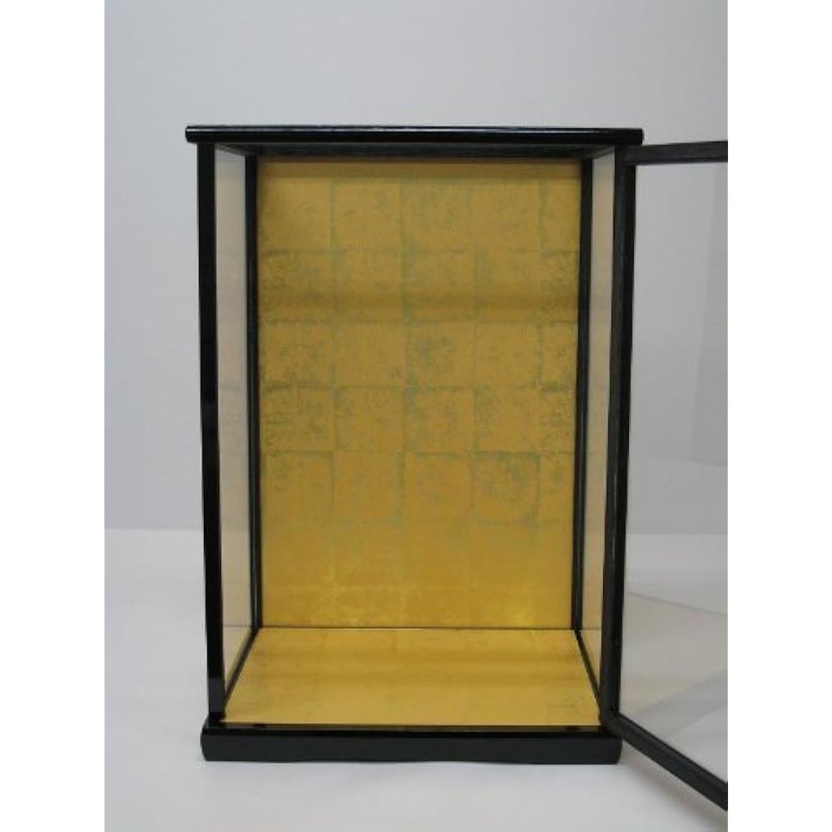 Doll case (glass case) 30 x 24 x 50 (black mulberry lacquer) Japanese dolls, Hakata dolls, Ichimatsu dolls, children's dolls, hanging dolls