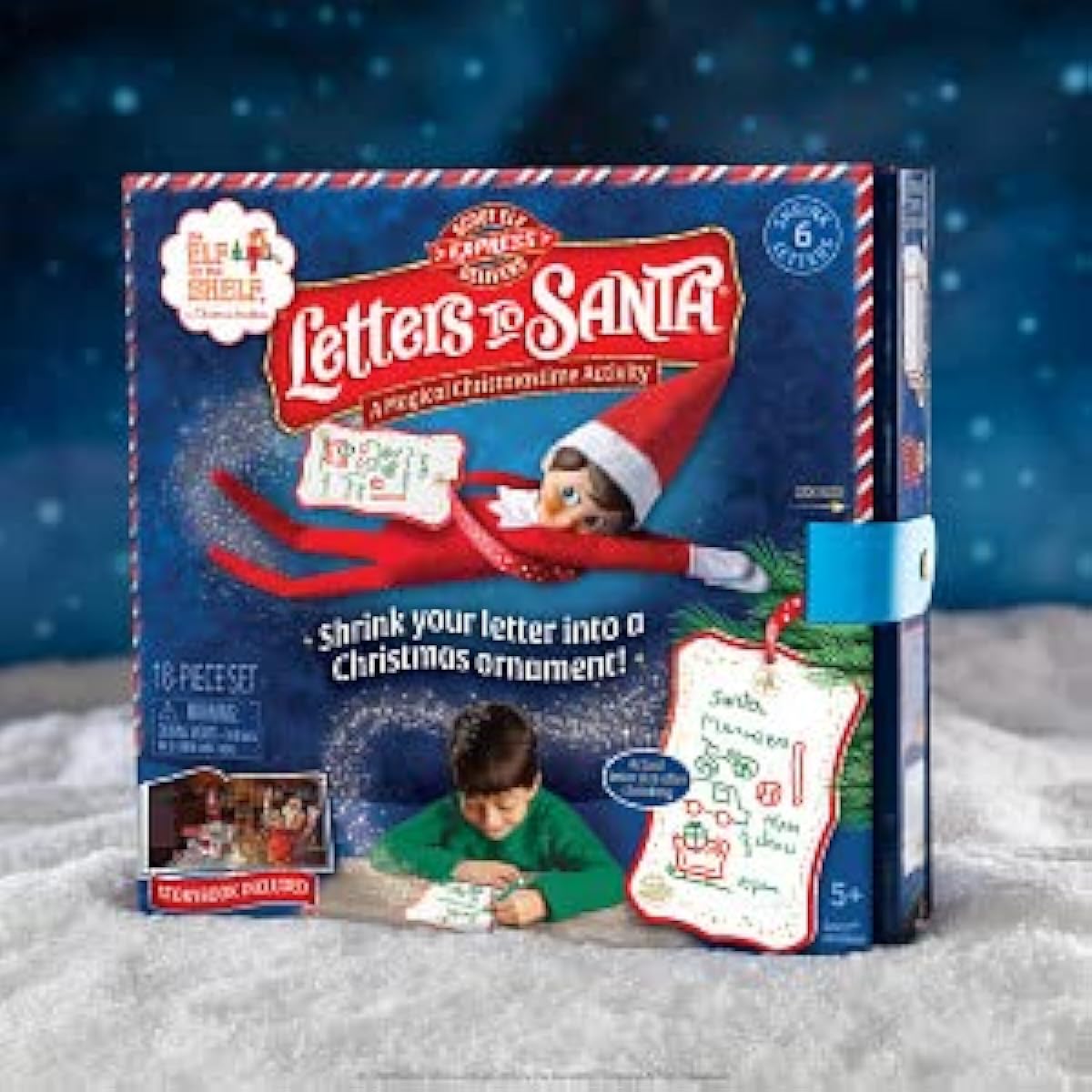 The Elf on The Shelf Christmas Train Advent Calendar and Scout Elf Express Delivery: Letter to Santa Gift Set