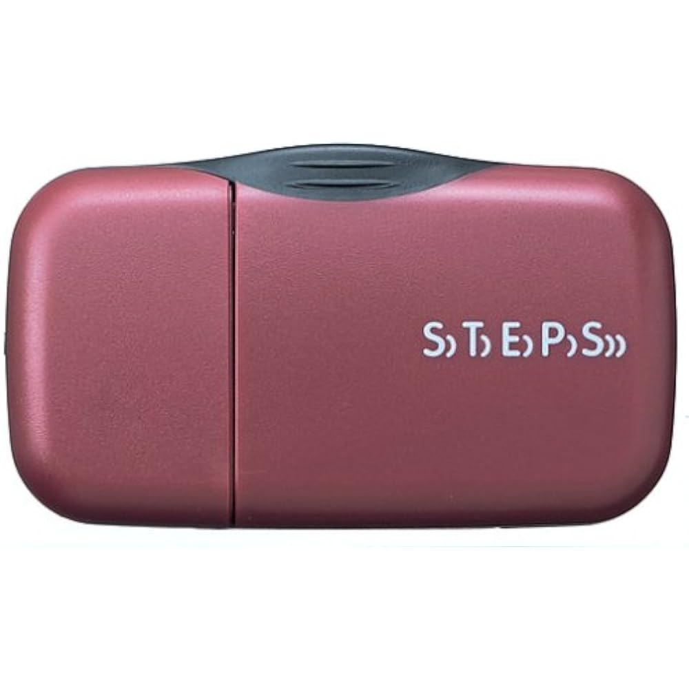 OMRON Pedometer Health Counter Steps Grape Red HJ-106-R