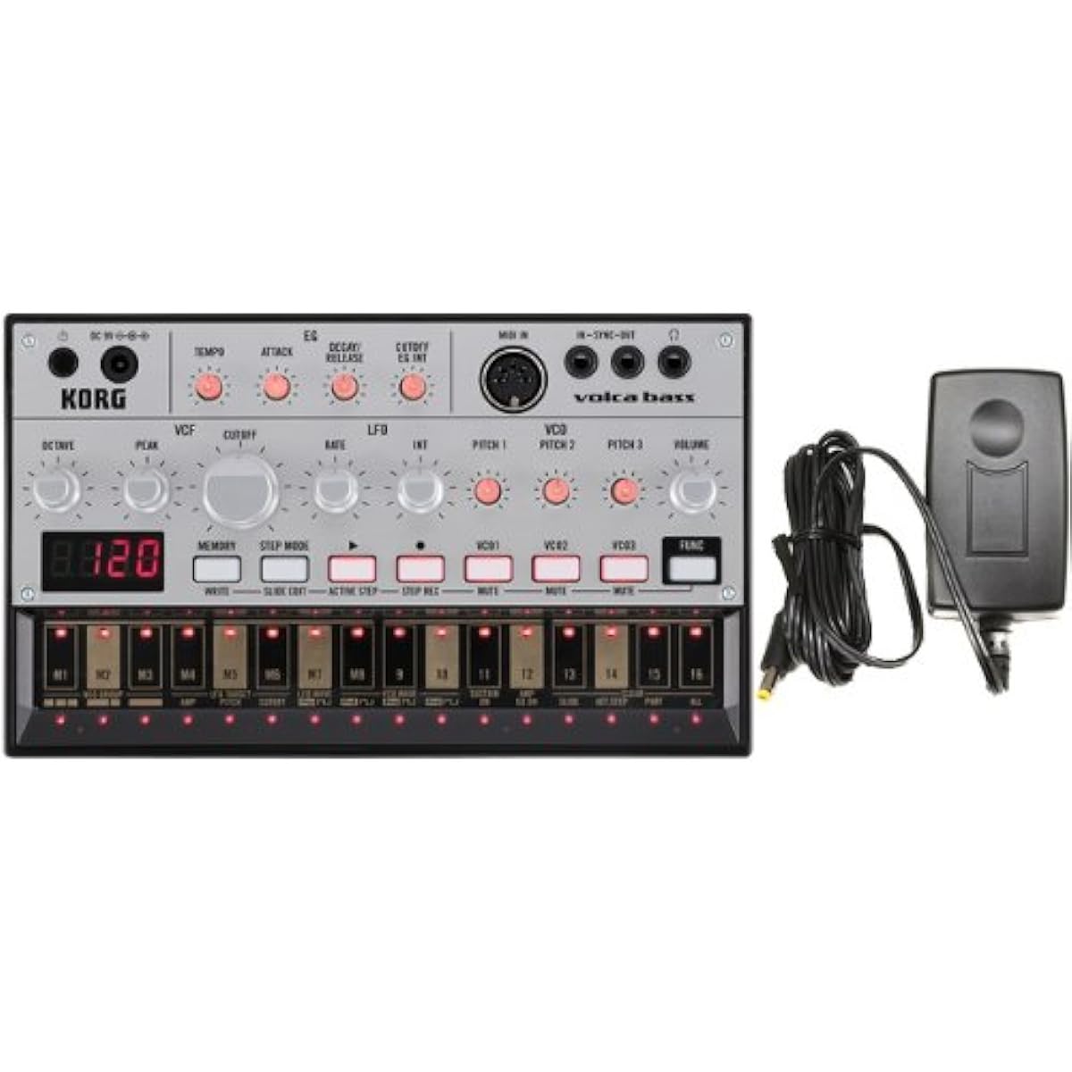 KORG Analogue Bass Machine volca bass + KORG AC adapter KA350 set