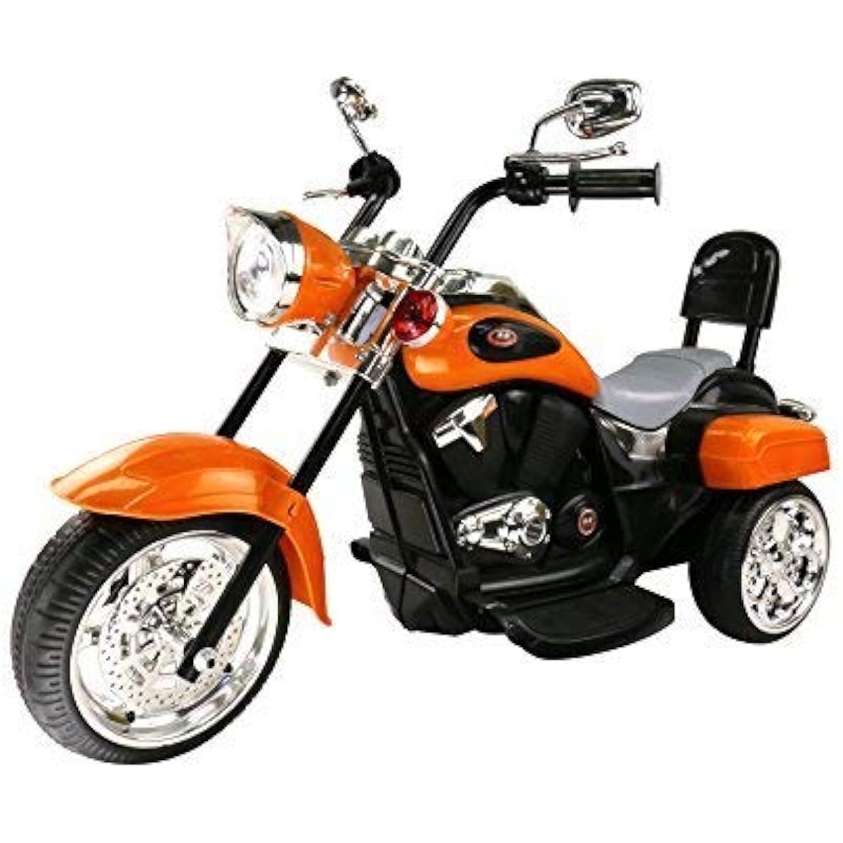 Trike Motorcycle Power Ride On Bike for Kids Ages 3+ Orange