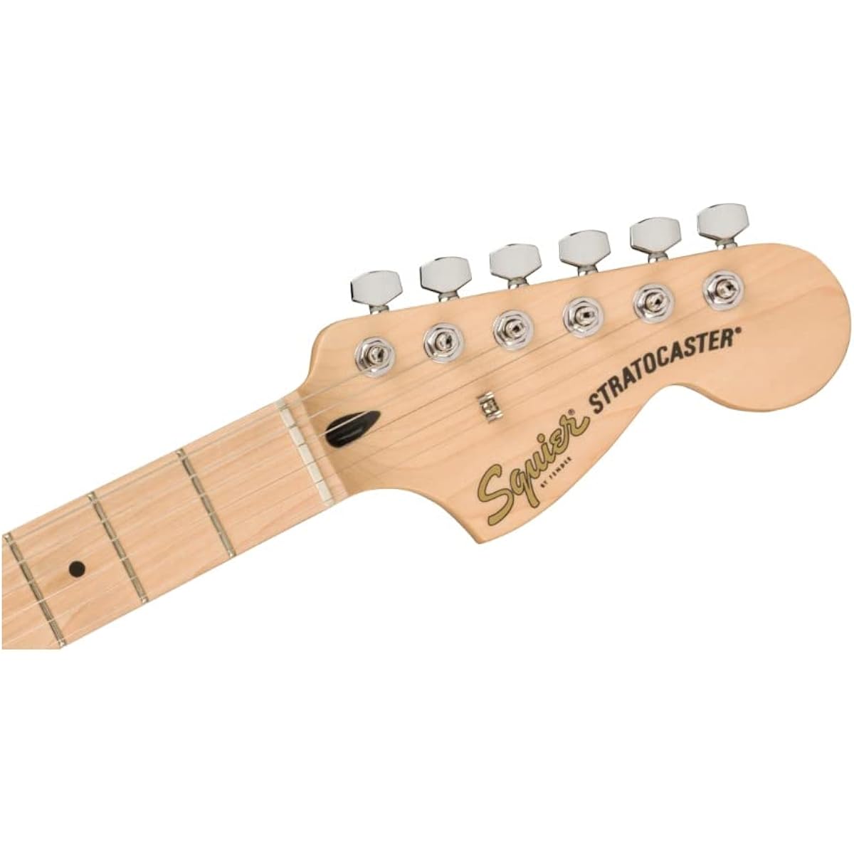 Squier by Fender Electric Guitar Affinity Series™ Stratocaster® FMT HSS, Maple Fingerboard, White Pickguard, Sienna Sunburst with Soft Case
