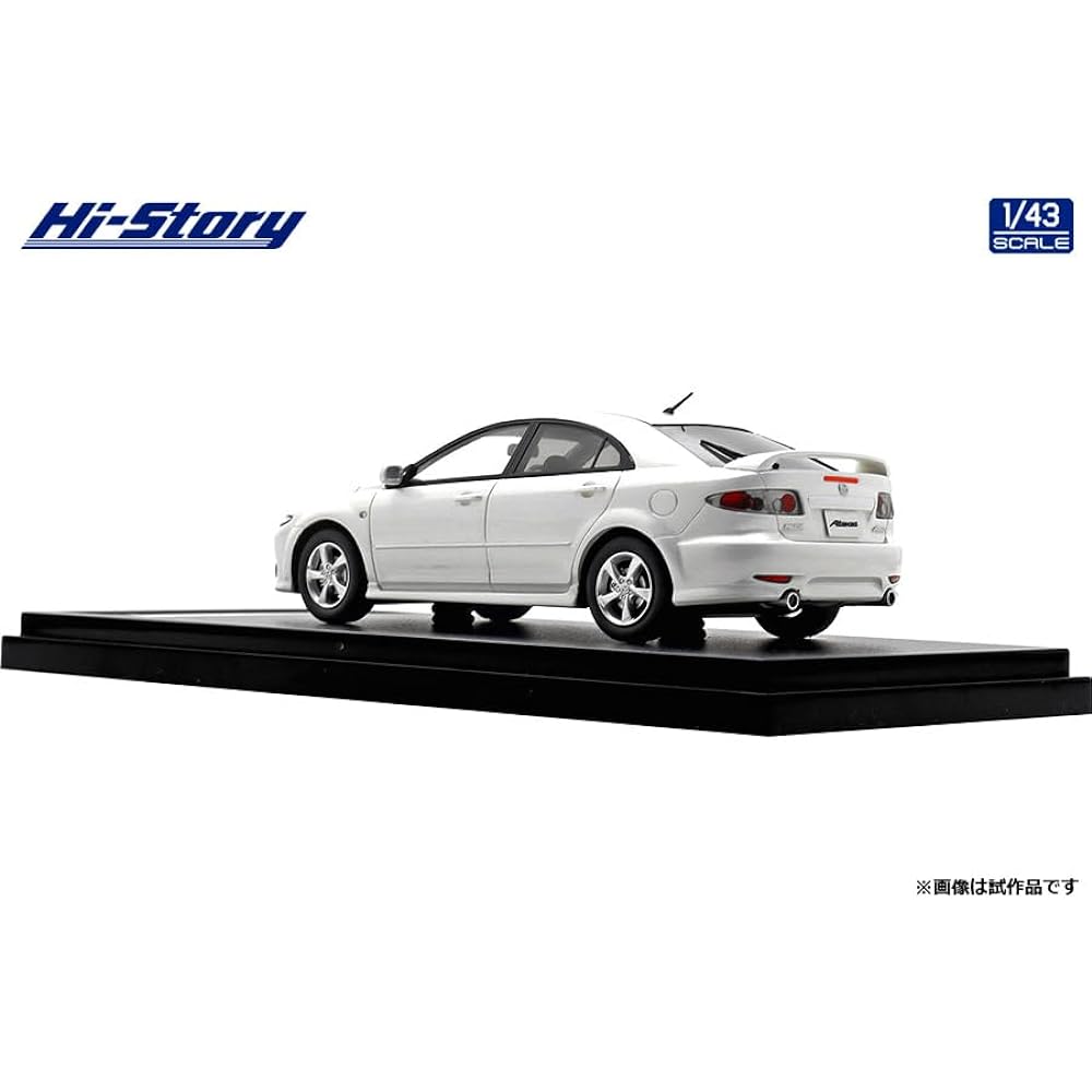 INTERALLIED Hi Story 1/43 Mazda Atenza Sport 23S (2000) Snowflake White Pearl Mica Finished Product