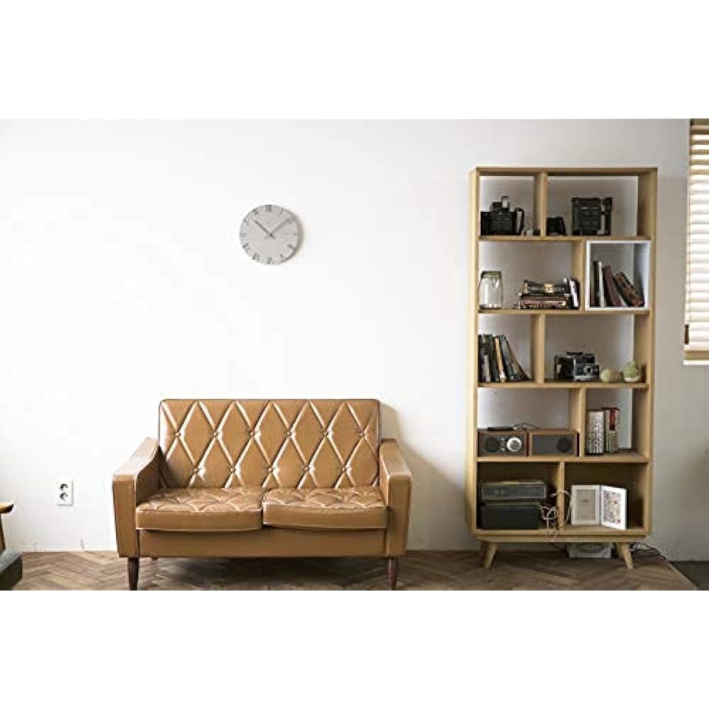 Moro Wall Clock Light Gray Stylish Scandinavian Design Silent