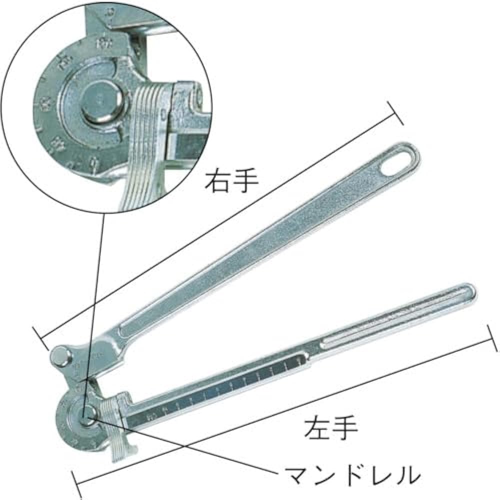 TRUSCO Tube Bender 8mm for Annealed Stainless Steel GFB-S8M