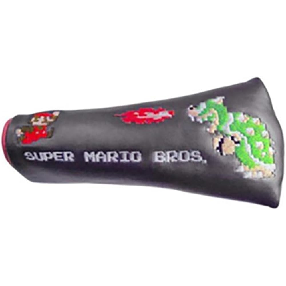 Enjoy Caddy Bag Super Mario Bros. Super Mario Bros. Putter Cover (Pin Type) SBPT002 Black