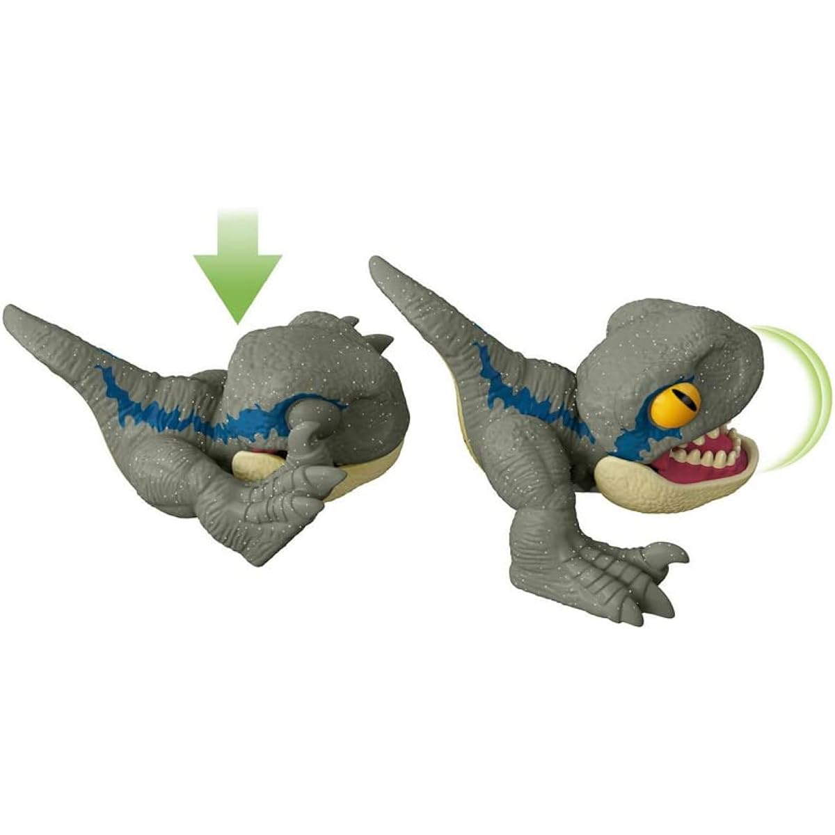 Jurassic World Uncaged Wild Pop-Up Velociraptor Blue