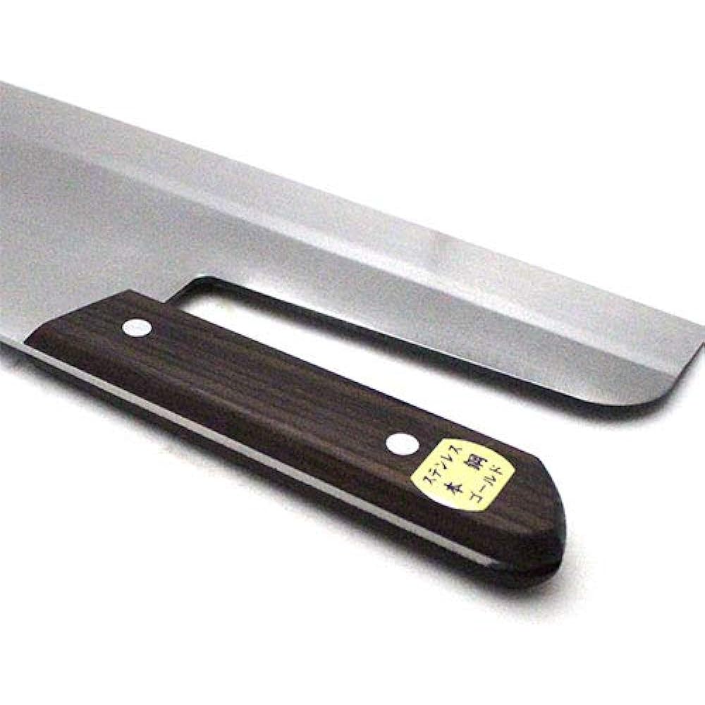 Forged Noodle Knife, All Steel, Stainless Steel, 300mm, Professional Noodle Utensil, Soba, Soba Noodle Knife, Shimatani