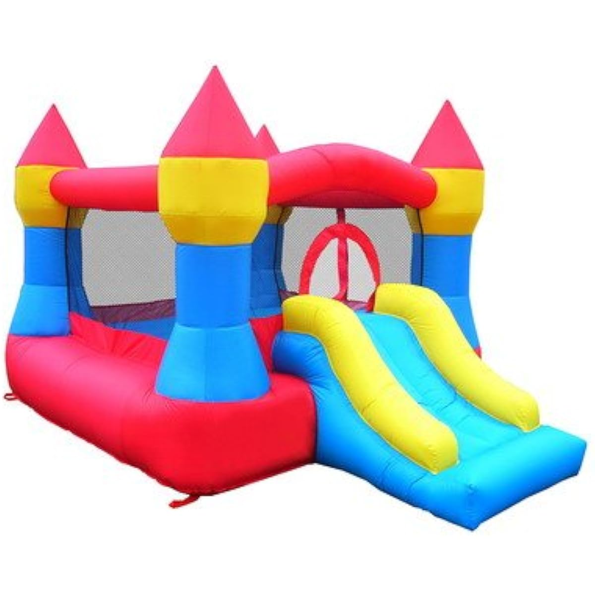 Castle Inflatable Bounce House with Slide (12' x 9') with Blower