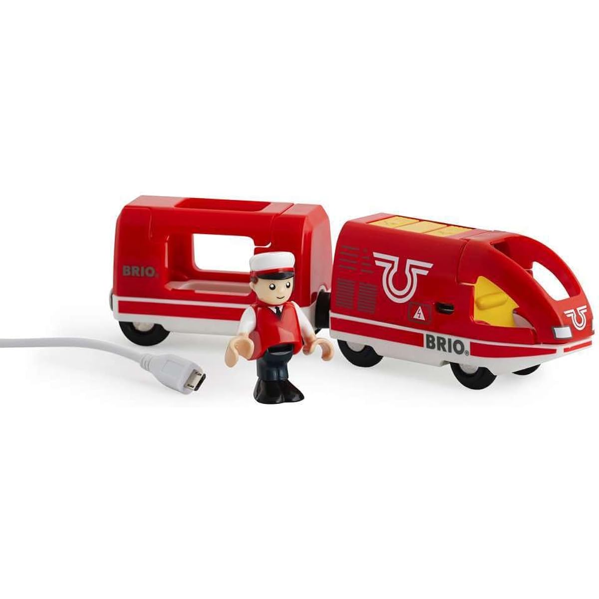 BRIO WORLD USB Rechargeable Travel Train 33746