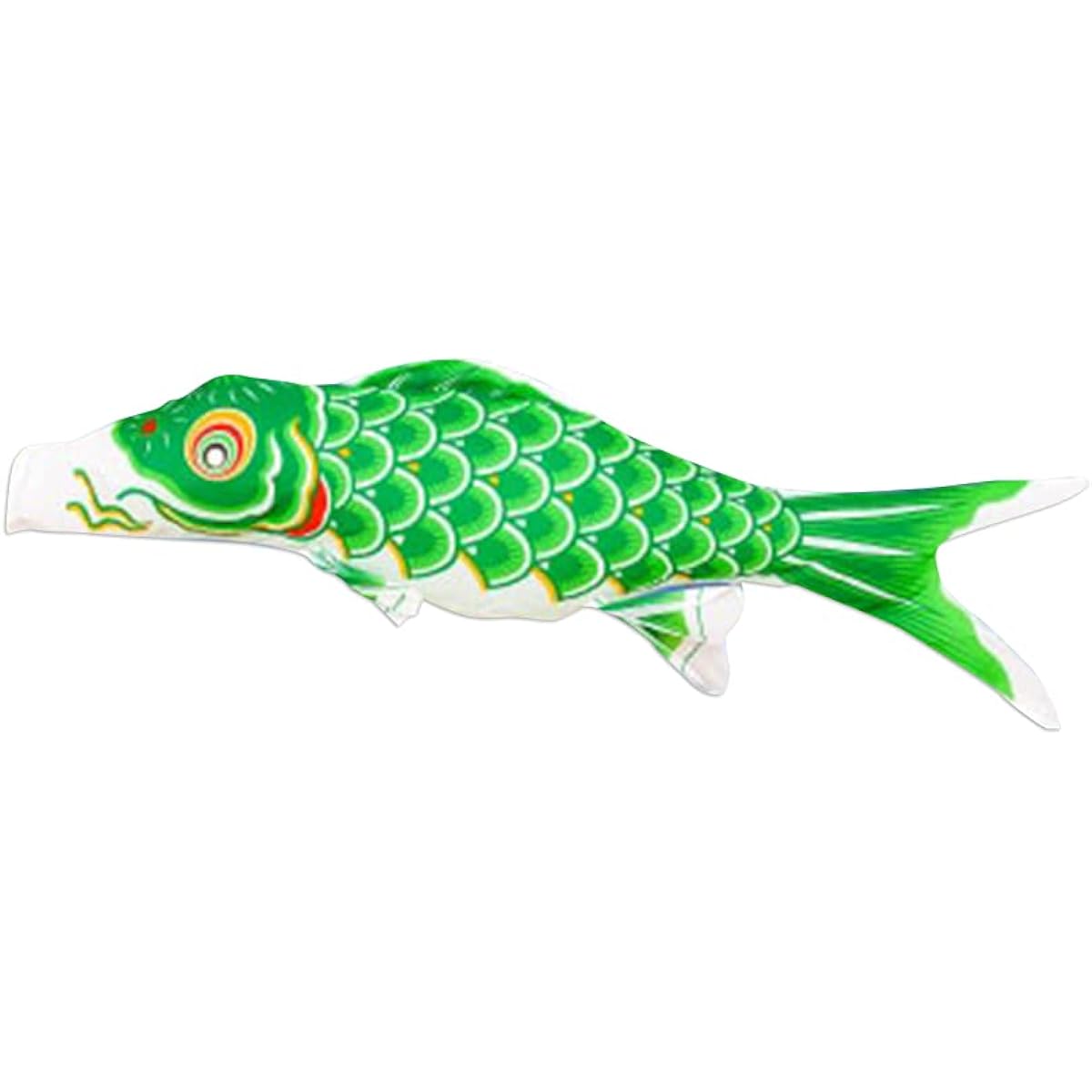 Kaname Koi Green Sold individually (Established Watanabe Koinobori) Nylon fabric (2m)