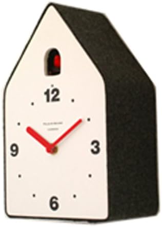 Paradeck Koko Felt Stand & Wall Cuckoo Clock Orange + Body Black KKM-150BOR