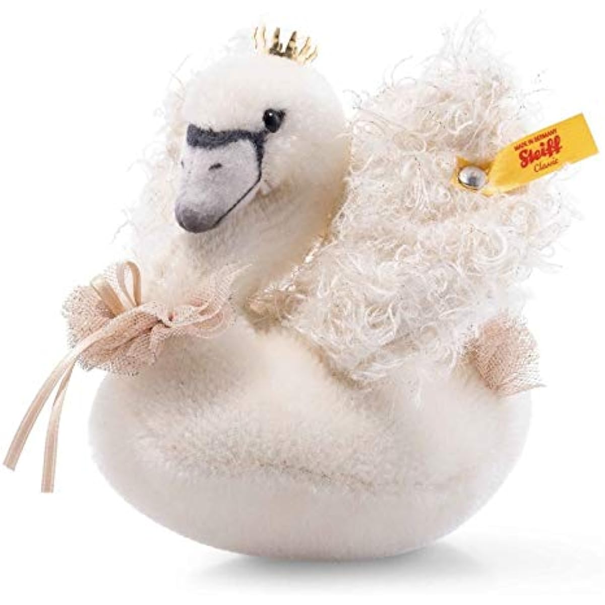 Steiff classic item, Spring 2019 release, Vintage Memories Silk Swan, gift box included