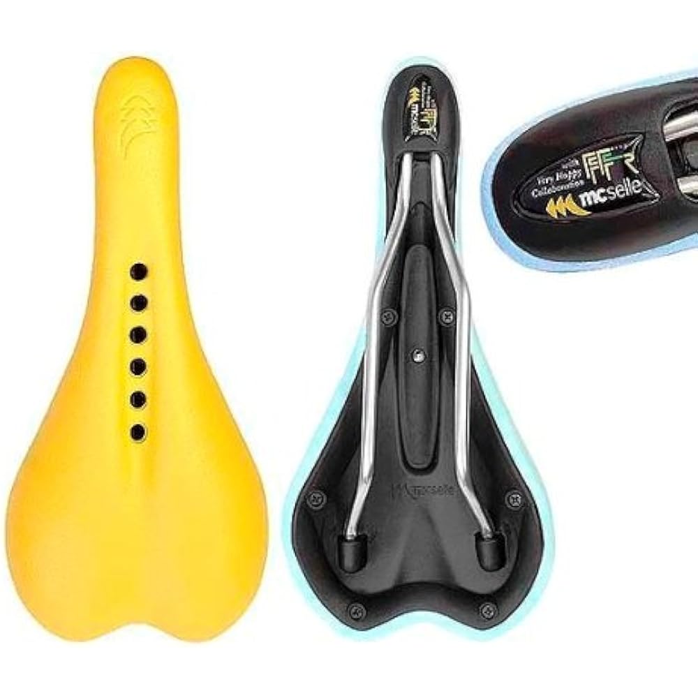 MCSELLE EVA racer saddle light blue