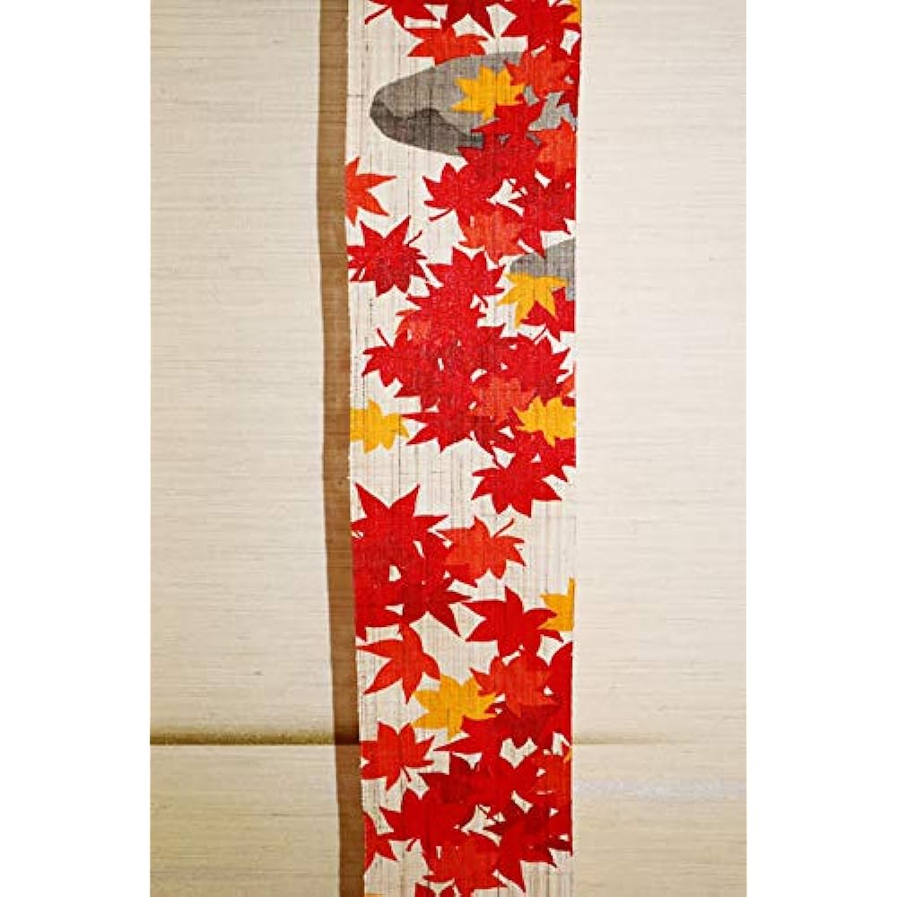 Thin Tapestry "Autumn Leaves Hunting" Japanese Modern Autumn Maple Tapestry Hemp