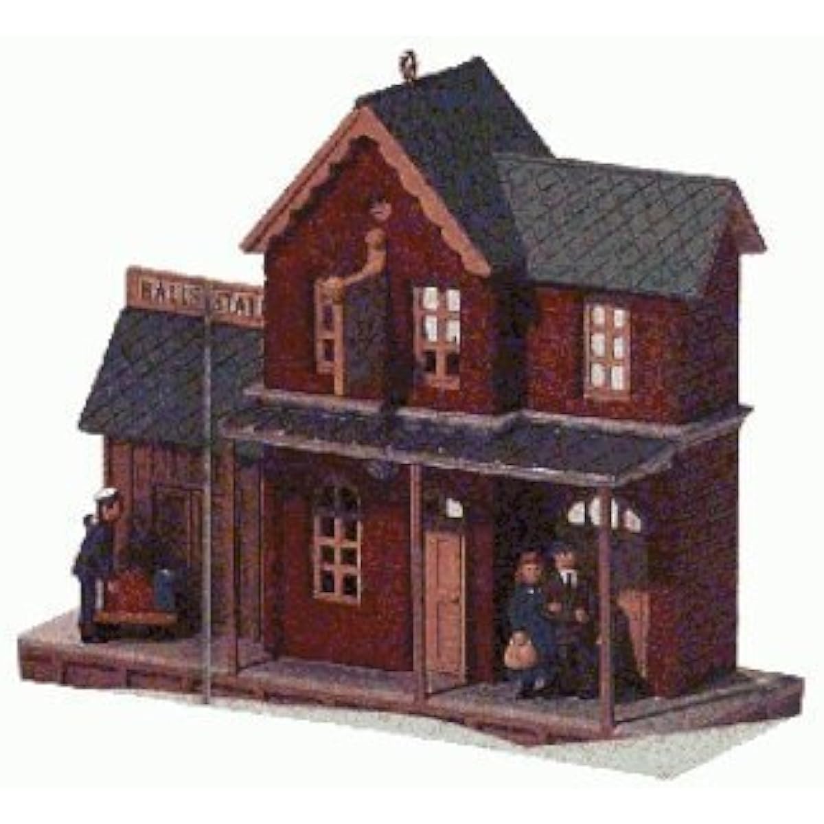 QX6833 Halls Station 25th Anniversary Edition Compliments the Nostalgic Houses and Shops Series 1998 Hallmark Ornament