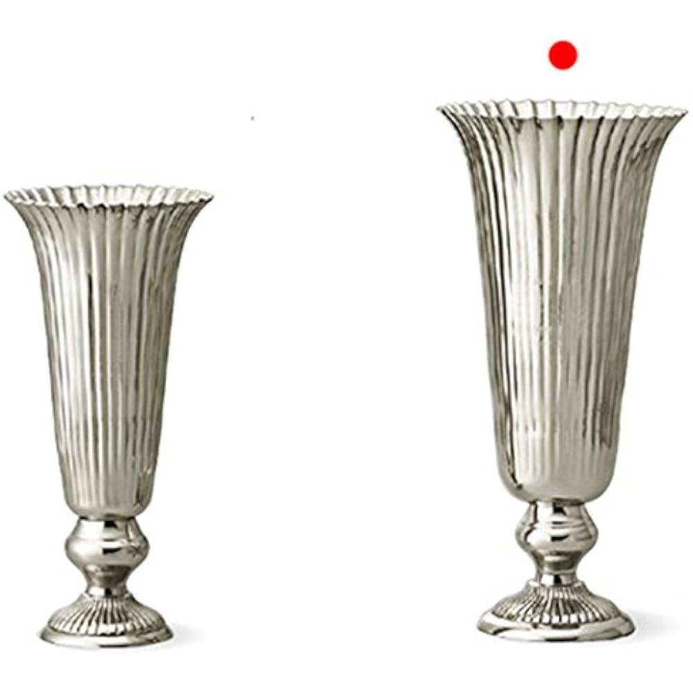 Clay planter aluminum Plata 20φ42H SILVER 570-514-700