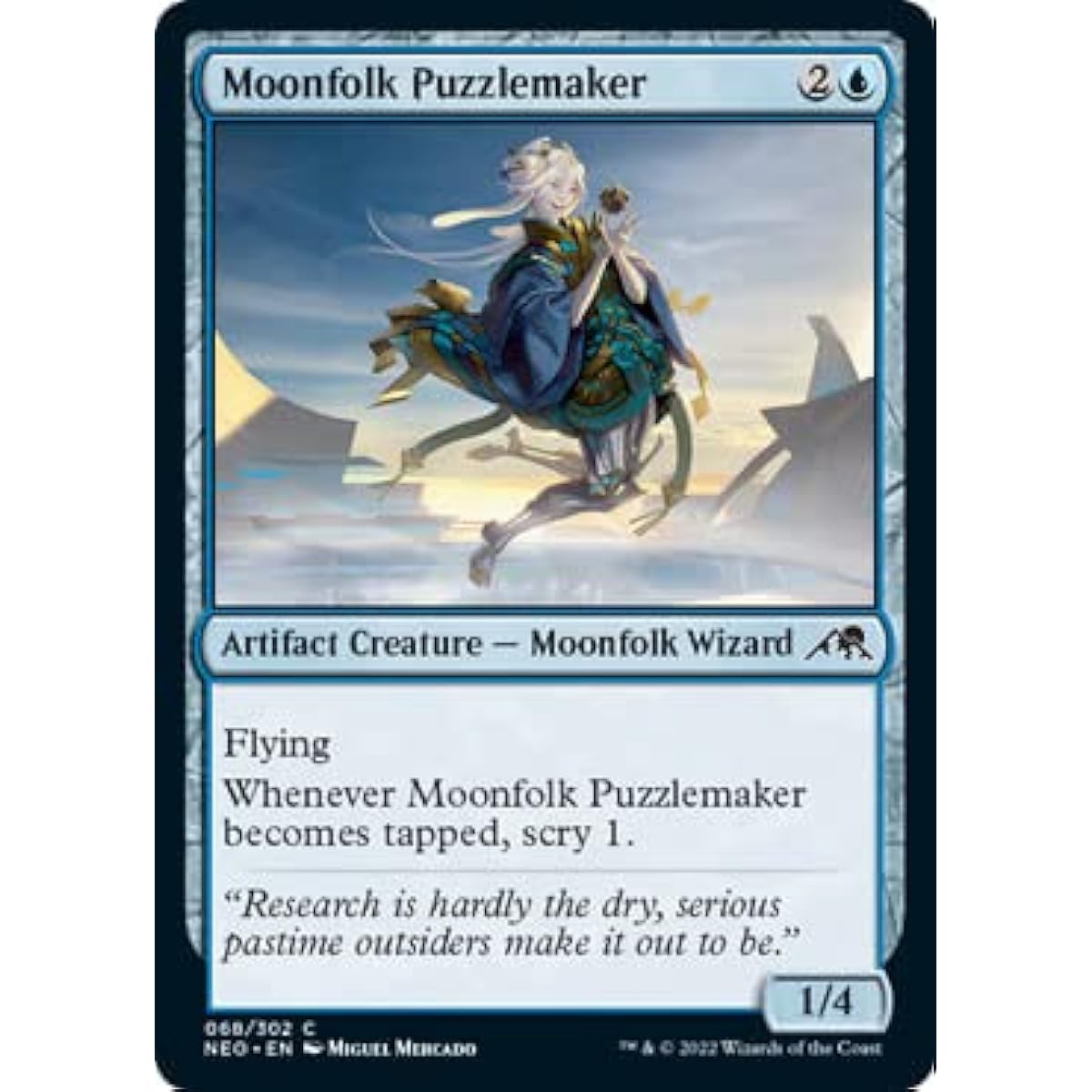Magic: The Gathering - Moonfolk Puzzle Maker (068) - Foil - Kamikawa: Neon Dynasty
