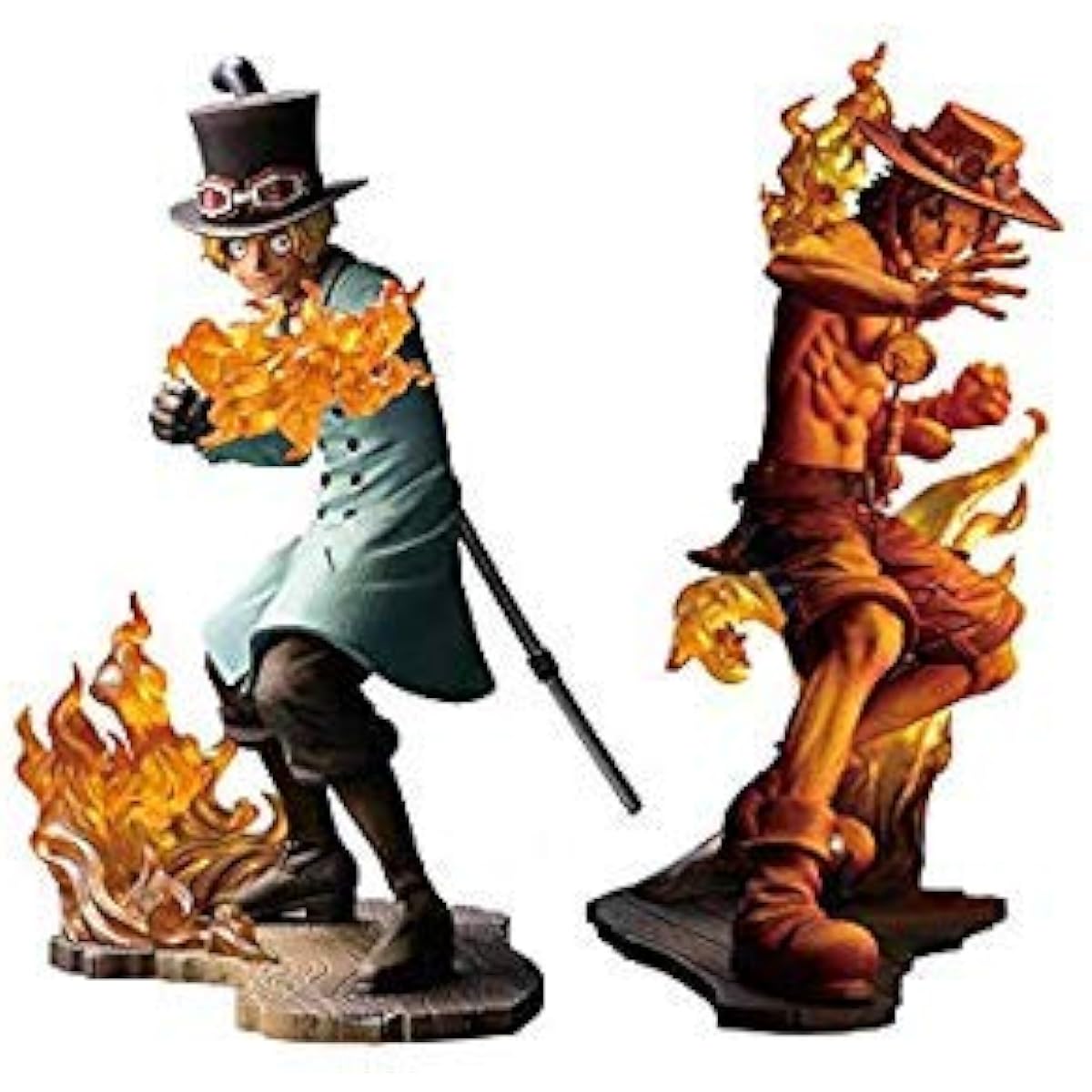 Banpresto One Piece Stampede Movie BROTHERHOOD III -SABO- & -PORTGAS・D・ACE- Sabo & Portgas・D・Ace Figures Set of 2