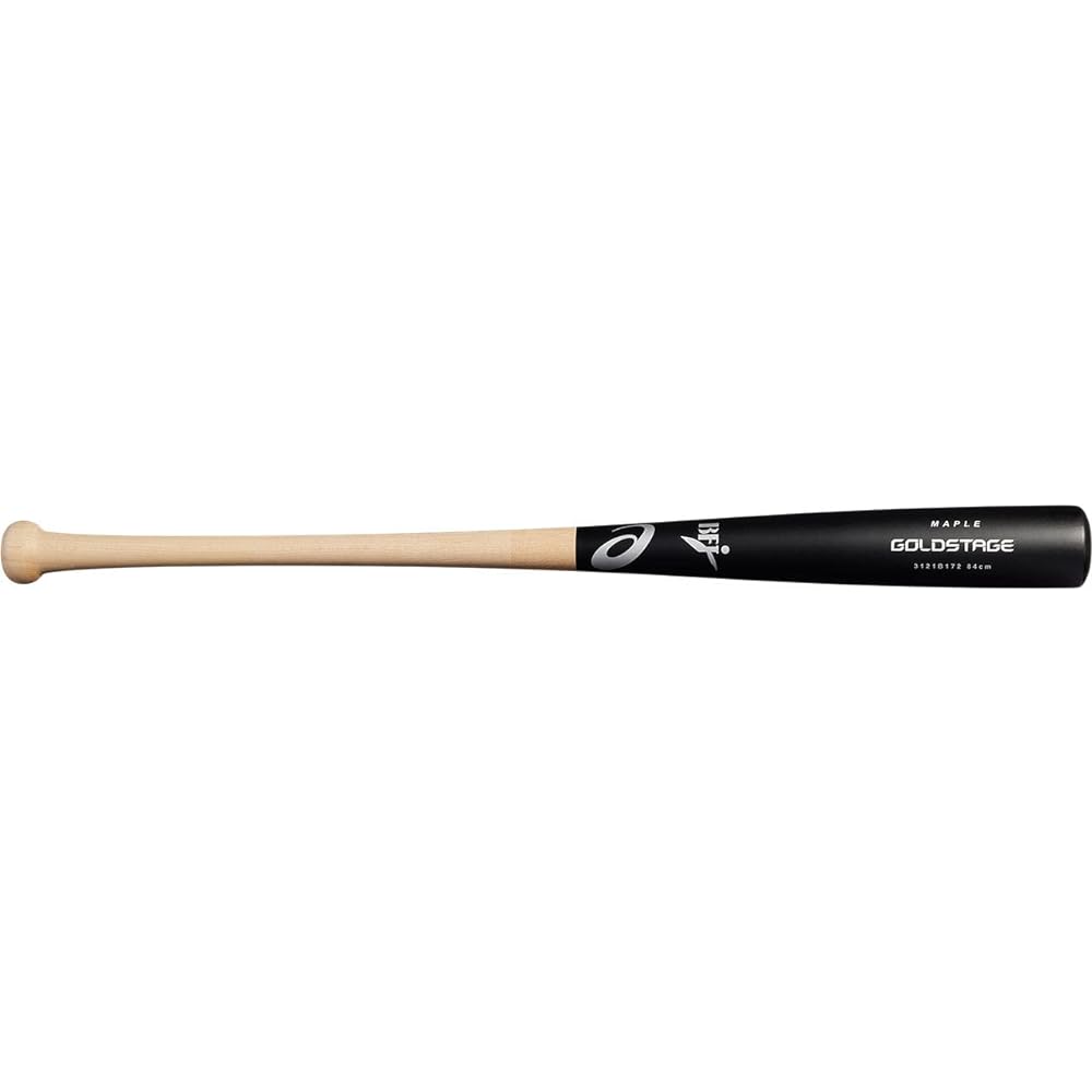 asics Baseball GOLDSTAGE Hard Wooden Bat Maple 880g Compatible with BFJ Rules 3121B172 IS Type HS Type
