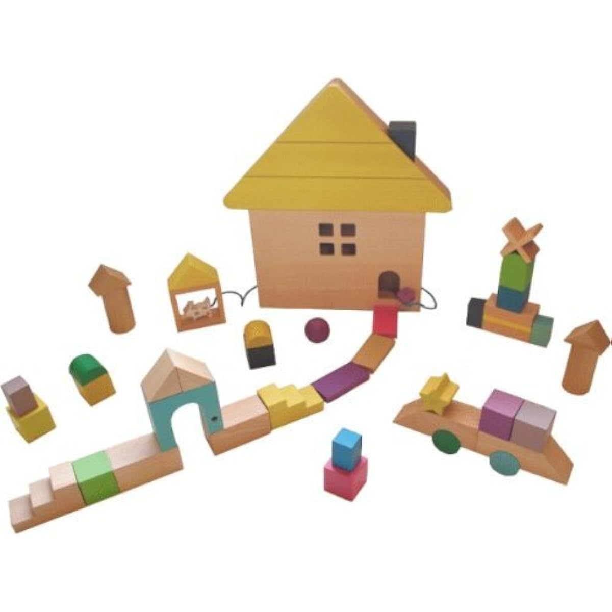 tsumiki (building blocks) wooden toy gg kiko