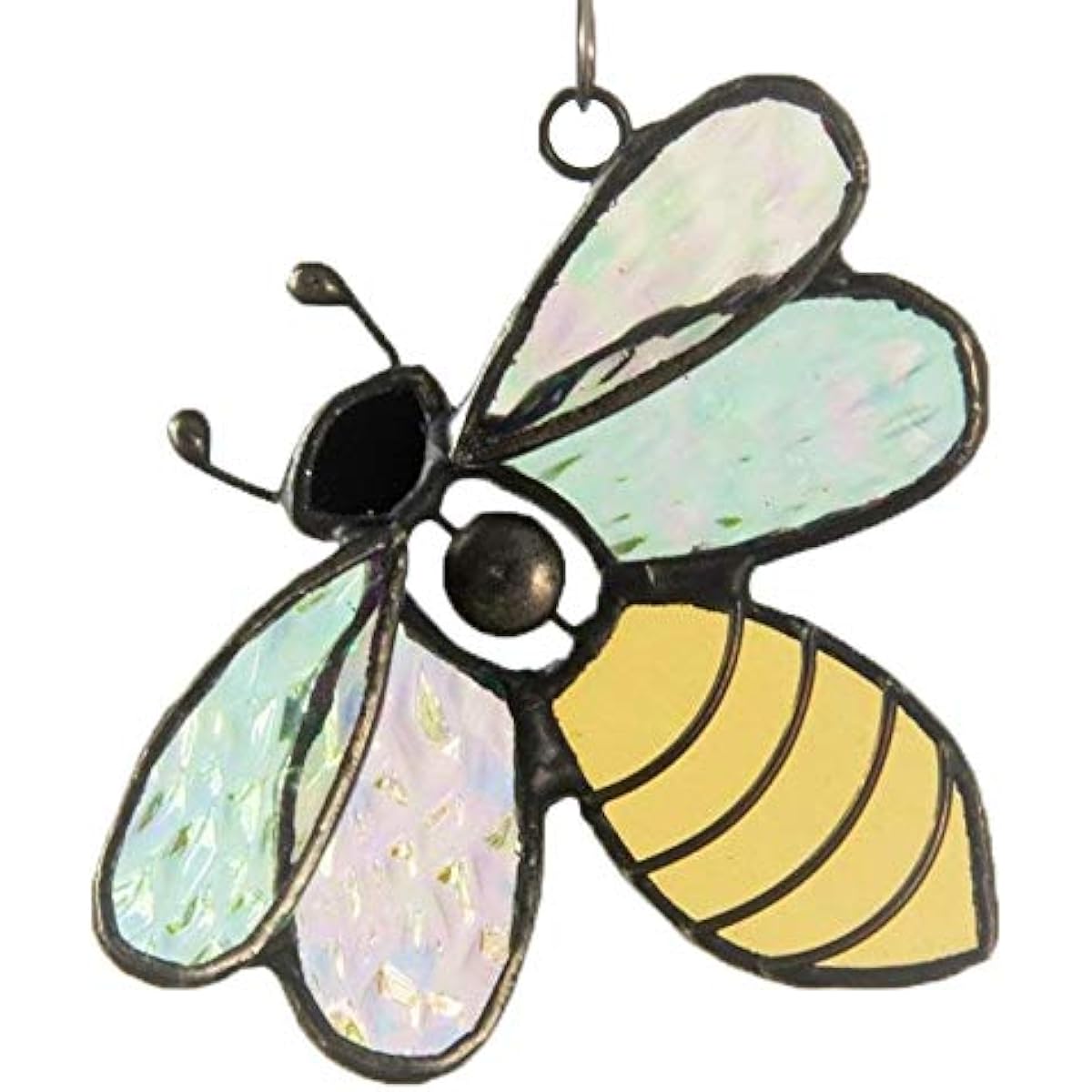 J Devlin Stained Glass Bee Window Suncatcher Ornament ORN 175