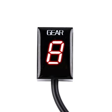 Digital Meter Display Yamaha WR250R/X WR450R/X WR125R/X XT660 XJR400 XJR1300 XJR 400 Motorcycle Gear Indicator 1-6 Level Digital Gear Meter Indicator Meter Display