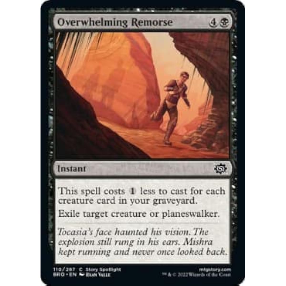 Magic: The Gathering - Overwhelming Remorse (110) - Brothers' War