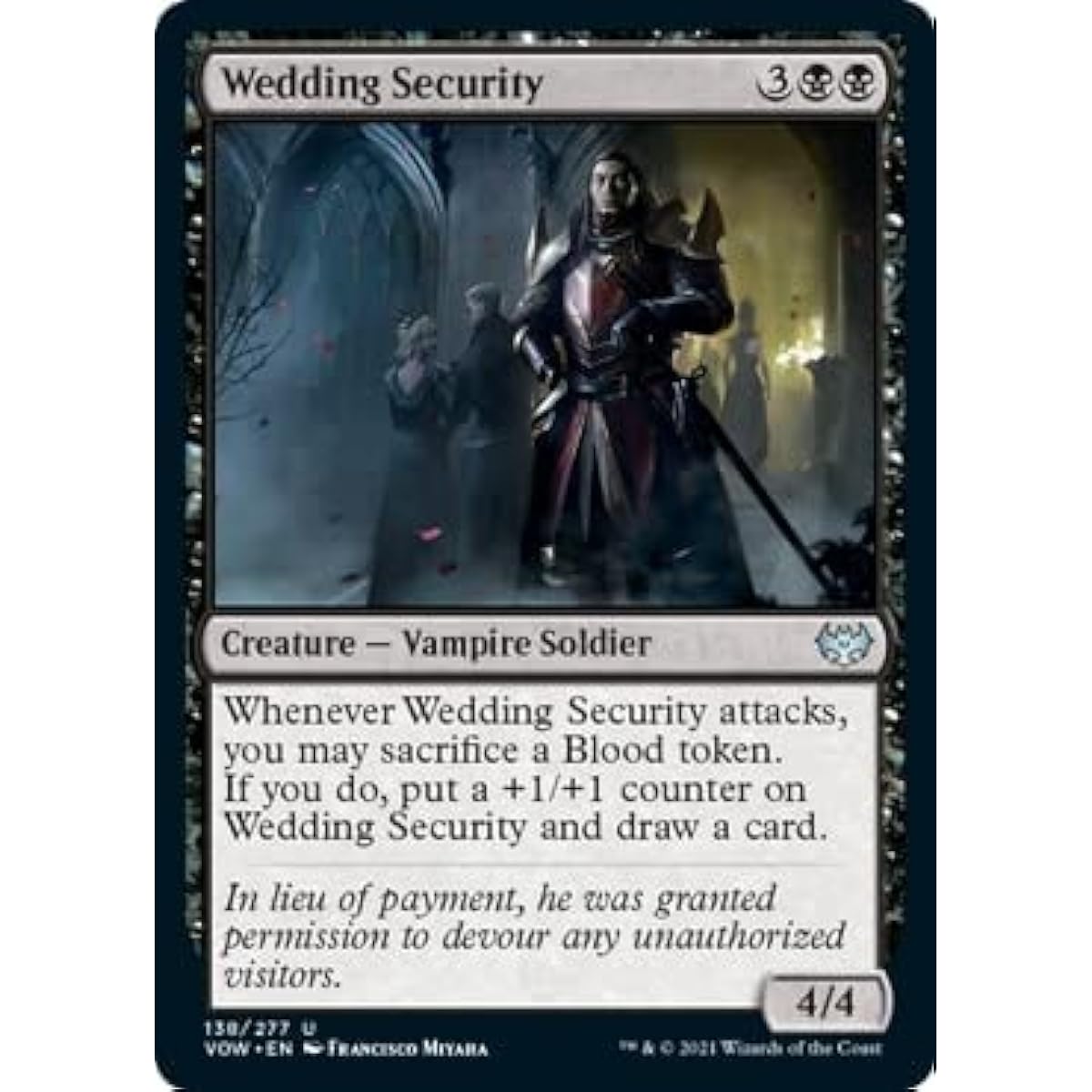 Magic: The Gathering - Wedding Security (138) - Foil - Innistrad: Crimson Oath