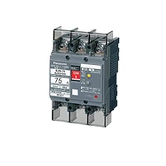 Panasonic Earth Leakage Breaker BJW-75 Type 3P3E with OC 75A 30mA Motor Protection BJW3753K