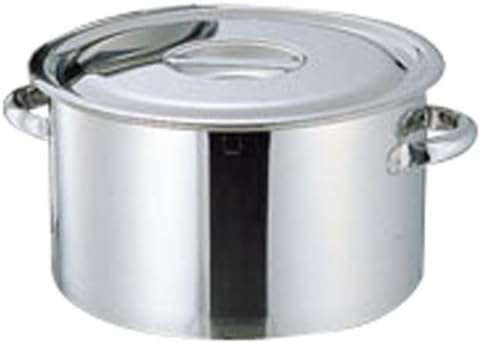 Emtate Rimatsu 18-8 thick bottom half-body pot with scale 39cm