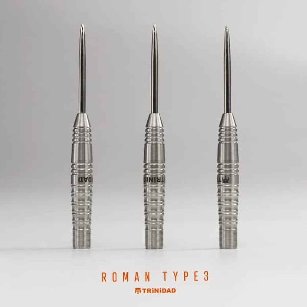 TRiNiDAD PRO Roman3 Steel Trinidad Pro Roman3 Steel Miyu Miyawaki Player Model Dart Barrel Silver tdd1064