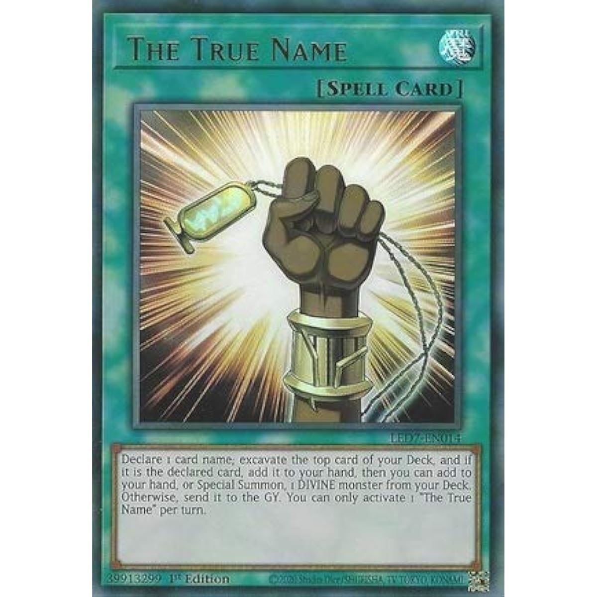 The True Name - LED7-EN014 - Ultra Rare - 1st Edition