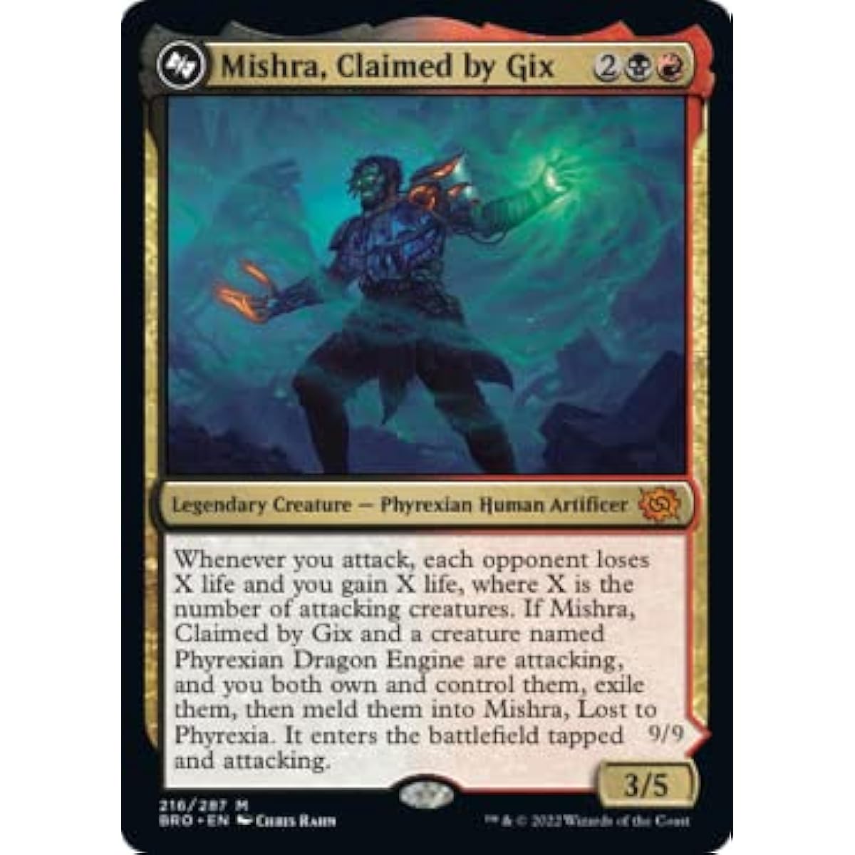 Magic: The Gathering - Mishra, Gix (216) - Brother's War