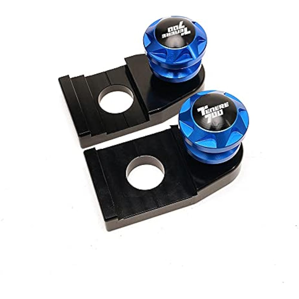 Motorcycle Swing Arm Spool Slider YA-MA-HA TENERE 700 XTZ700 2019 2020 2021 Chain Adjustment Block Frame Swing Arm Spool Slider Motorcycle Accessories (Color: Gold)