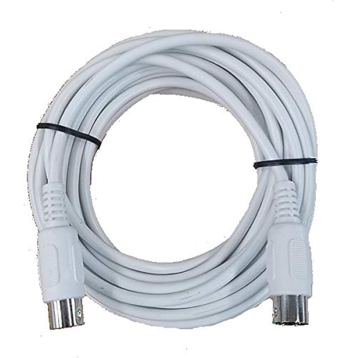 Cable Up CU/MD120/WHI 20ft MIDI Male to MIDI Male Cable (White)